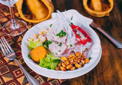 Peruvian ceviche recipe photo from the Perú Comidas blog