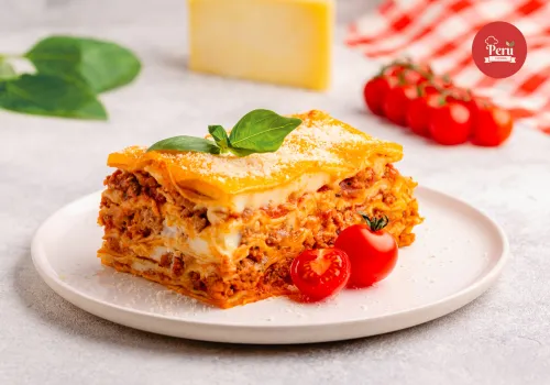 Receta de Lasaña boloñesa lasaña boloñesa