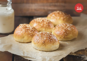 pan brioche con masa madre receta para hamburguesas