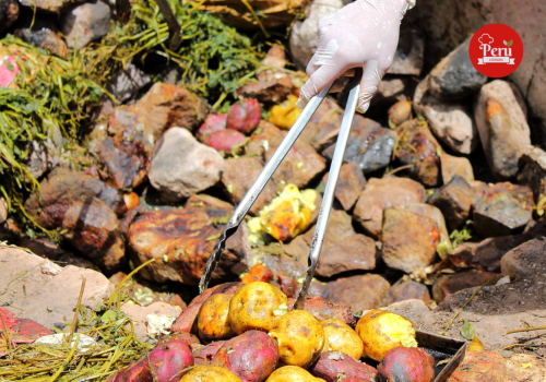 pachamanca navidena andina piedras calientes